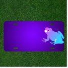Custom Personalized License Plate With Add Names To Colorize Frog Nature Frog