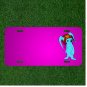 Custom Personalized Car License Plate With Add Names To Bunny Rabbit Comic