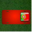 Custom Personalized License Plate With Add Names To Portugal Flag Country