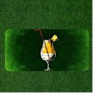 Custom Personalized License Plate Auto Tag With Yellow Alcoholic Beverage Design