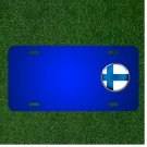 Custom Personalized License Plate With Add Names To Finland Country Flag