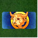 Custom Personalized License Plate Auto Tag With Taurus Zodiac Sign