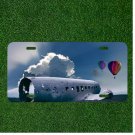 Crash Landing Wreck Aircraft Custom Novelty License Plate Car Tag