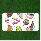 Custom Personalized License Plate Auto Tag With Candies And Ice Cream Design