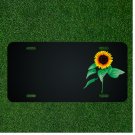 Custom Personalized License Plate With Add Names To Yellow Sunflower Design NEW