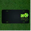Custom Personalized License Plate With Add Names To Dice Luck Games Cube