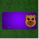 Custom Personalized License Plate With Add Names To Dog Head Face Bulldog