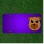 Custom Personalized License Plate With Add Names To Dog Head Face Bulldog