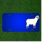 Custom Personalized License Plate With Add Names To Sheep Animal Barn Farm