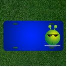 Custom Personalized License Plate With Add Names To Alien Smiley Huh Emotion