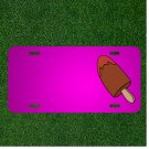 Custom Personalized Car License Plate With Add Names To Ice Cream Desserts