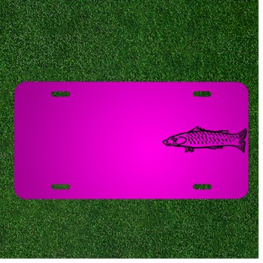 Custom Personalized Car License Plate With Add Names To Fish Aquatic Animals