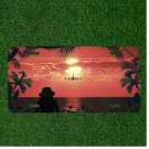 Custom Personalized Auto Tag With Women Watching Plane By Sunshine Design