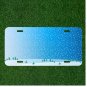 Custom Personalized License Plate Tag With Amazing Snow Day Design Add Names