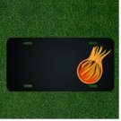 Custom Personalized License Plate With Add Names To Ball Fire Fireball Fire