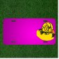 Custom Personalized Car License Plate With Add Names To Baby Head Bird