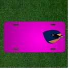 Custom Personalized Car License Plate With Add Names To Barn Swallow Face