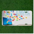 Custom Personalized License Plate Auto Tag With Email Marketing Design