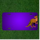 Custom Personalized License Plate With Add Names To Corythosaurus Dinosaur