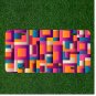 Custom Personalized Car License Plate With Abstract Background Geometry
