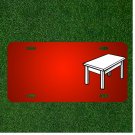 Custom Personalized License Plate With Add Names To Table Furniture Wooden