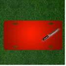 Custom Personalized License Plate With Add Names To Knife Blade Japan