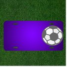 Custom Personalized License Plate With Add Names To Ball Football Soccer