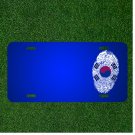 Custom Personalized License Plate With Add Names To Korea Flag Fingerprint