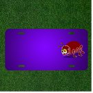 Custom Personalized License Plate With Add Names To Bug Funny Maroon Cartoon