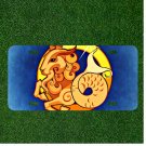 Custom Personalized License Plate Auto Tag With Capricorn Zodiac Sign