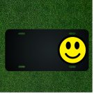 Custom Personalized License Plate With Add Names To Happy Smiley Face Emoji