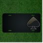 Custom Personalized License Plate With Add Names To Spade Poker Ace Cards