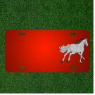 Custom Personalized License Plate With Add Names To Horse Pony Race Gallop