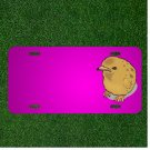 Custom Personalized Car License Plate With Add Names To Chick Baby Chicken