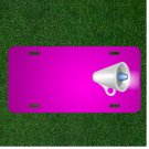 Custom Personalized Car License Plate With Add Names To Megaphone Loud Amplify
