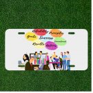 Custom Personalized License Plate Auto Tag With Goals Success Principles Design