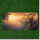 Custom Personalized License Plate Auto With Stunning Yellow Bird Flying By Ocean