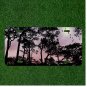 Custom Personalized License Plate Auto Tag With Amazing Purple Forest With Birds