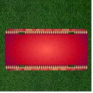 Custom Personalized Car License Plate With Background Red Abstract