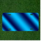 Custom Personalized License Plate With Stunning Light And Dark Blue Add Names