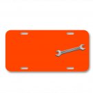 Tool Wrench Screw-Wrench Wrench On License Plate Car Front Add Names