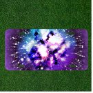 Custom Personalized License Plate Auto Tag With Amazing Purple And Blue Sparks