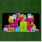 Custom Personalized License Plate Auto Tag With Colorful Boxes Full Of Presents