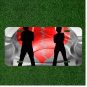 Custom Personalized License Plate Auto Tag With Man And Women Heart Broken