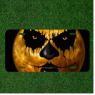 Custom Personalized License Plate Auto Tag With Evil Moon Design Art
