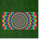 Custom Personalized License Plate Auto Tag With Colorful Rainbow Illusion NEW