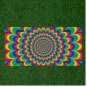 Custom Personalized License Plate Auto Tag With Colorful Rainbow Illusion NEW