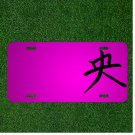 Custom Personalized Car License Plate With Add Names To Chinese Letter Writing