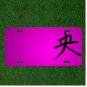 Custom Personalized Car License Plate With Add Names To Chinese Letter Writing