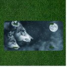 Custom Personalized License Plate Auto Tag With Dogs By Moon Design
